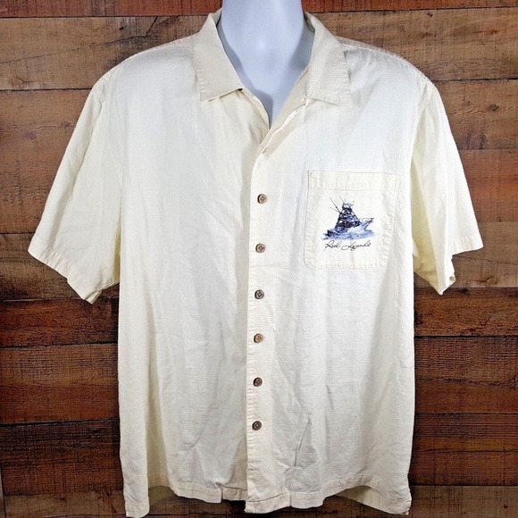 Reel Legends | Shirts | Mens Reel Legends Short Sleeve Button Front ...